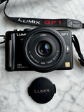 Panasonic Lumix DMC-GF1 Mirrorless Camera 20mm f/1.7 Lens Black HDMI
