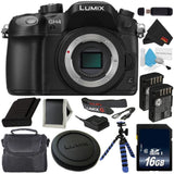 Panasonic DMC-GH4 Digital Camera + 16GB Memory Card + DMW-BLF19 Lithium Ion Batt