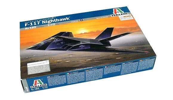 ITALERI 189 Aircraft Model 1/72 F-117 Nighthawk Scale Hobby T0189
