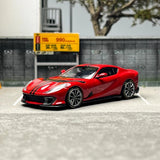 TOC 1/64 Scale Ferrari 812 Competizione Red Diecast Car Model Toy Gift