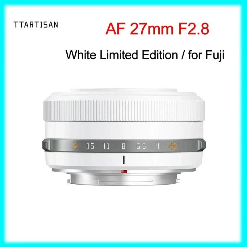 TTArtisan 27mm F2.8 AF APS-C Lens Fr Fujifilm XF Mount XA7 XT30 XE4 XT-100 White