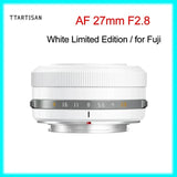 TTArtisan 27mm F2.8 AF APS-C Lens Fr Fujifilm XF Mount XA7 XT30 XE4 XT-100 White