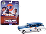 1963 CHEVROLET II NOVA 400 WAGON "GULF" 1/64 MODEL BY AUTO WORLD AWBC003-AWSP201