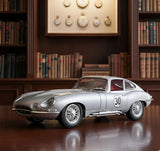 1:24 Jaguar E-Type 1961 Diecast Model Car Black w/Sound Light Alloy Toy Gift