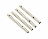 Metal prop shaft set with four cylindrical shafts and side holes