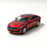 1:64 CT5 Red Diecast Alloy Simulated Car Model Static Collection