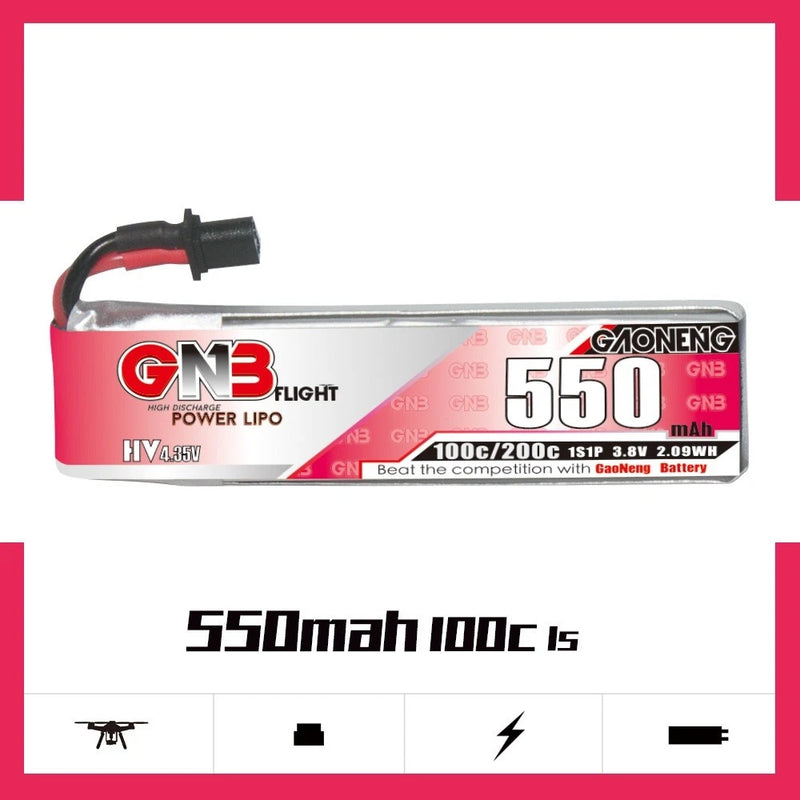550mAh 3.8V LiPo Battery Remote Control FPV Drone Battery