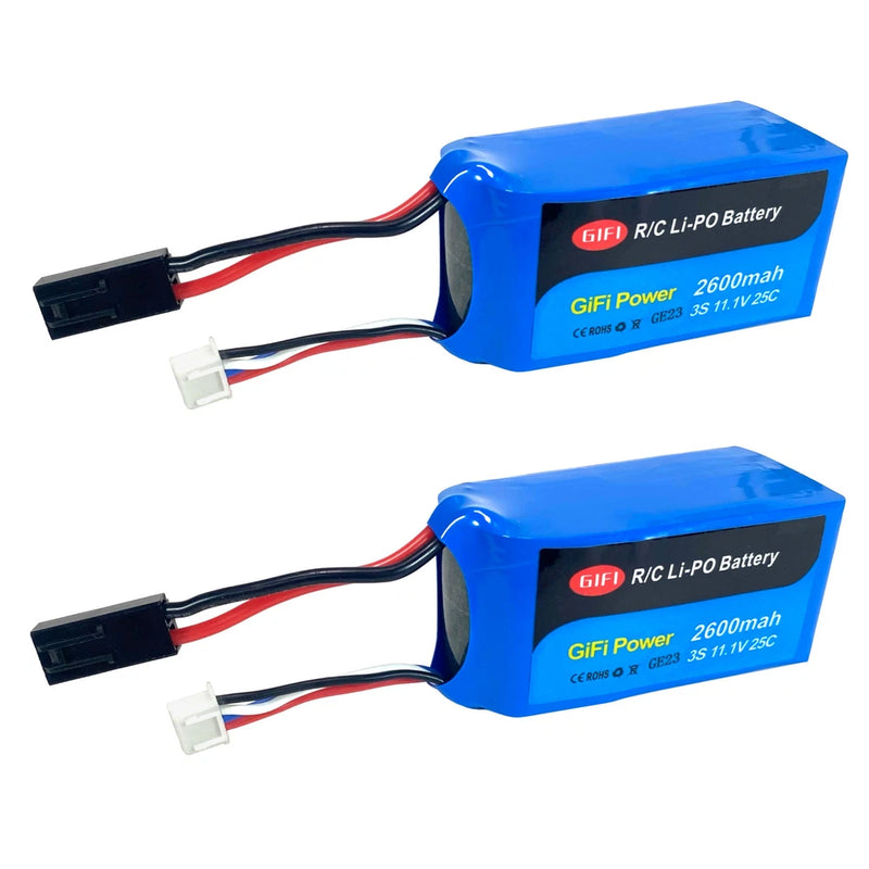 2PC Upgrade LiPo 2600mAh 25C Battery for Parrot AR.DRONE1.0 & 2.0 Quadcopter