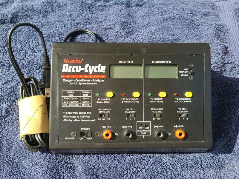 Hobbico Accu-cycle R/C Pro Series Charger Conditioner Analyzer HCAP0260 Battery