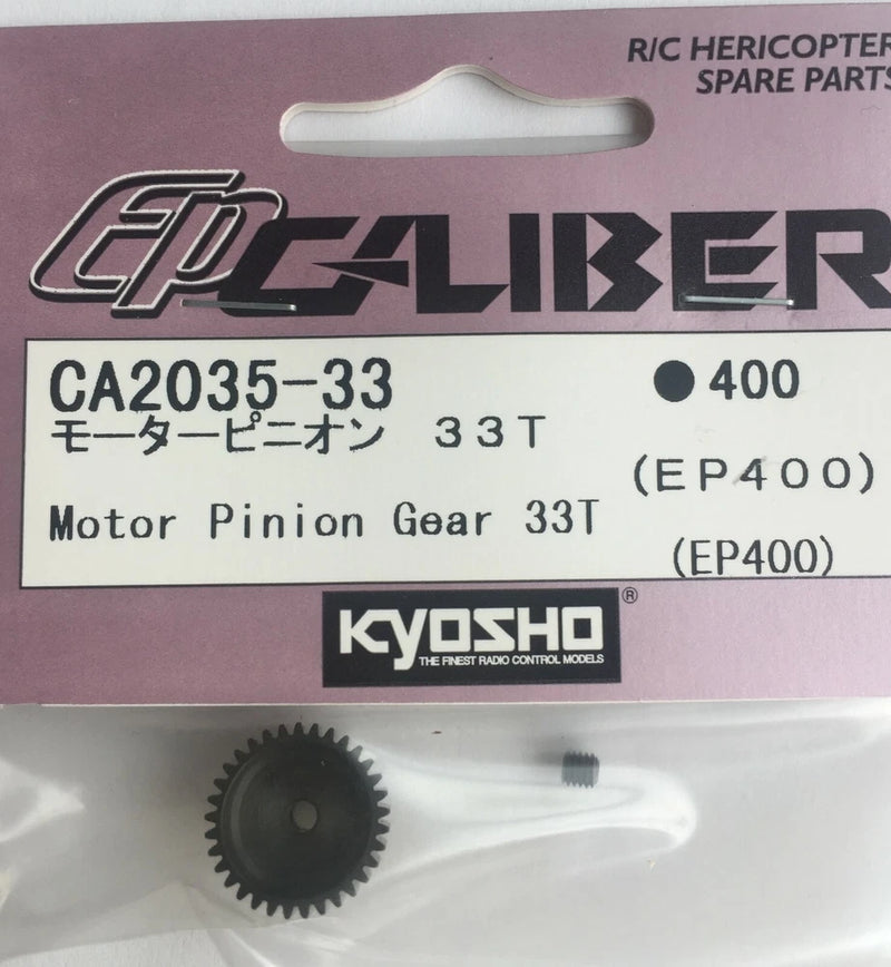 KYOSHO R/C HELICOPTER  - EP 400 CALIBER - MOTOR PINION GEAR 33T  CA2035-33