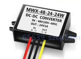 Waterproof Buck Converter Step Down Module Power Supply 36/48V to 24V 1A 24W