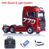 Used 770S Plastic /18 RC Tractor Truck Toys RTR Model Radio 19CH Light Sound Battery