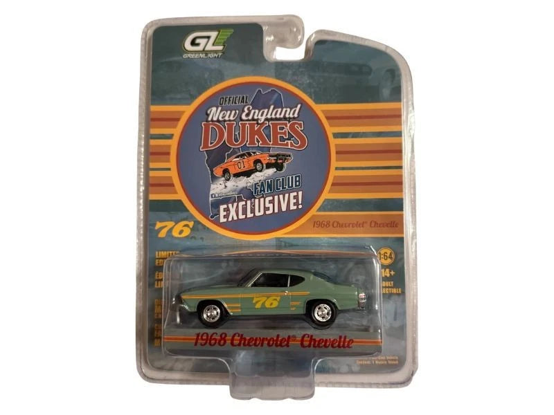 1968 Chevy Chevelle #76 (New England Dukes) 1:64 Scale Model - Greenlight 51647
