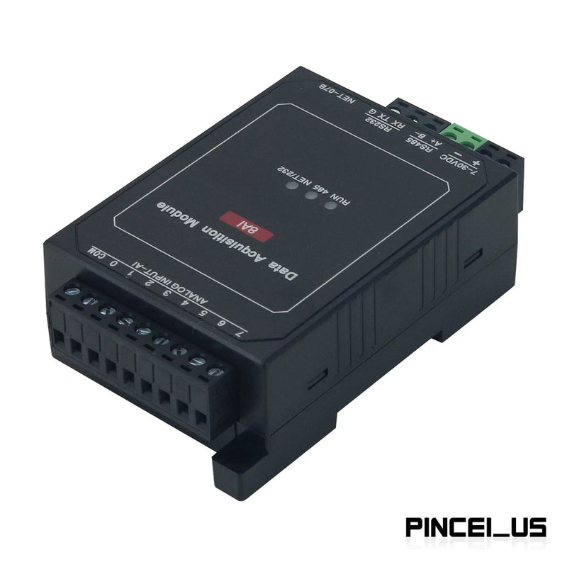 RTU-307B 4-20MA 0-10V to RS485+232 8 Channel Analog Input Acquisition Module