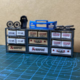 1/64 Diorama Wheel Hub Display Stand Garage Workshop Scene Props Model Accessory