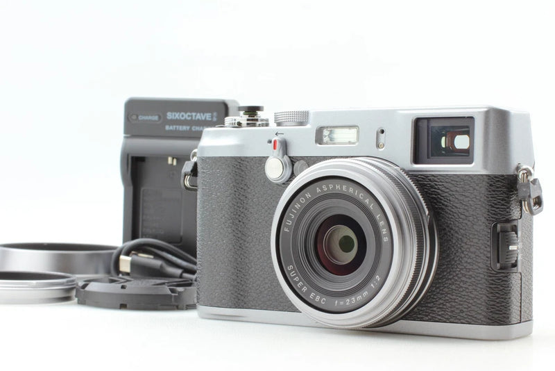 [MINT] Fujifilm fuji FinePix X100 Silver 12.3 MP Digital Camera From JAPAN