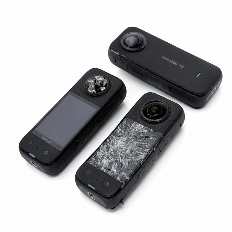Lot of 3 - Insta360 X3 5.7K 360 Camera | Cosmetic Issues | READ DESC |