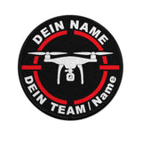Patch Drohnen-Team personalisiert FPV Racing Sport Quadrocopter Luftbilder#31842