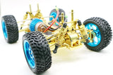 Hub Carrier Arm Gear Aluminum parts for Wltoys 1/18 A959 A979 A969 RC Car Yellow