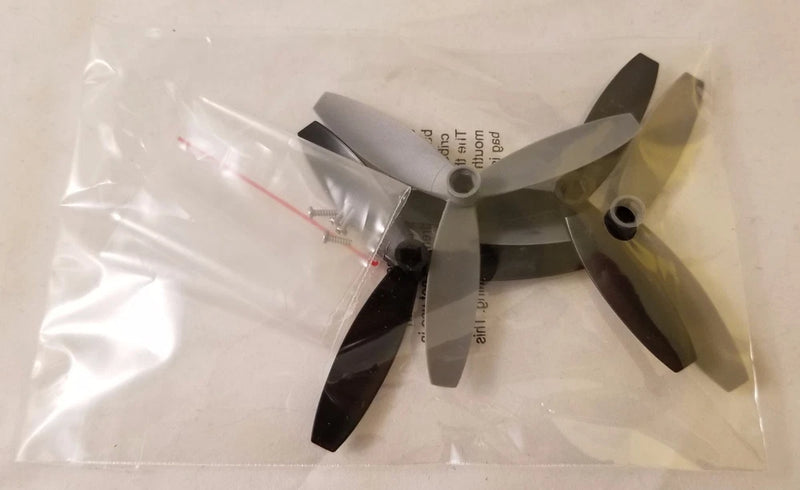 New OEM Propel Sky Raider Drone Replacement Propeller Blades 2xL 2xR w/Screws