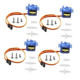 4Pcs SG90 Micro Servo Motor 180 Degree SG90 9G Gear Motor Control for Arduino