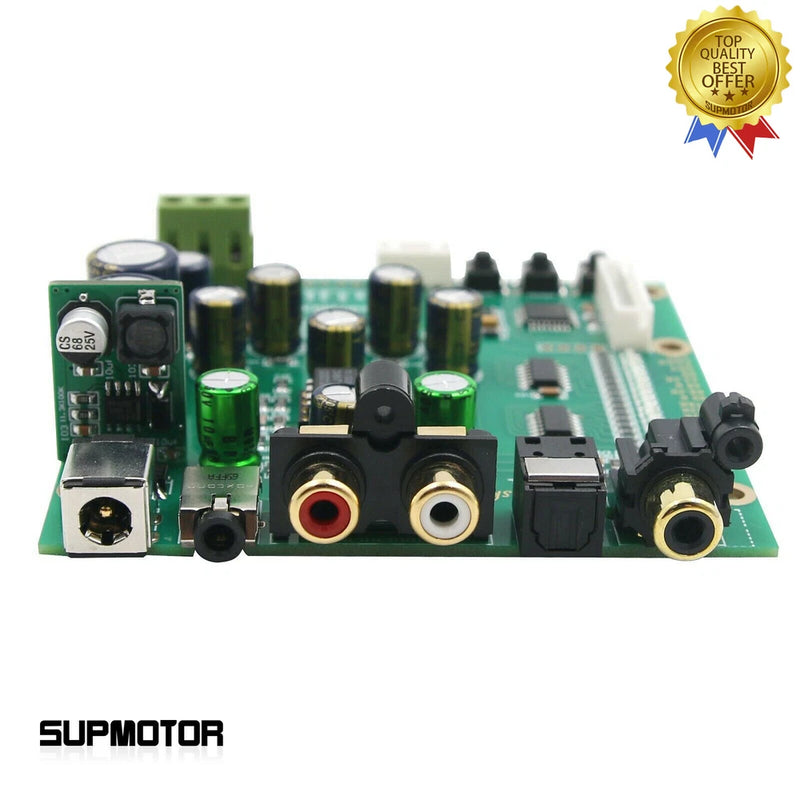 ES9038Q2M DAC Decoder Board For IIS DSD Optic Fiber Coaxial Input 384K DOP128