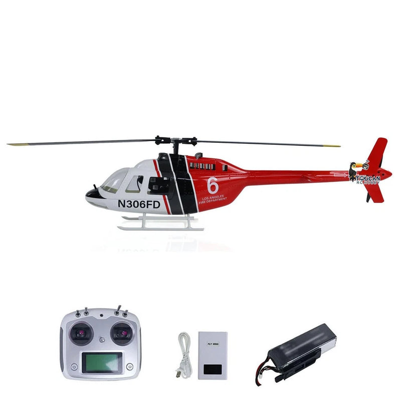 RC helicopter drone set with red-and-white helicopter, controller, battery and charging parts