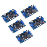 Teyleten Robot LM2596S LM2596 with LED Display Voltmeter Buck Converter DC-DC 4.
