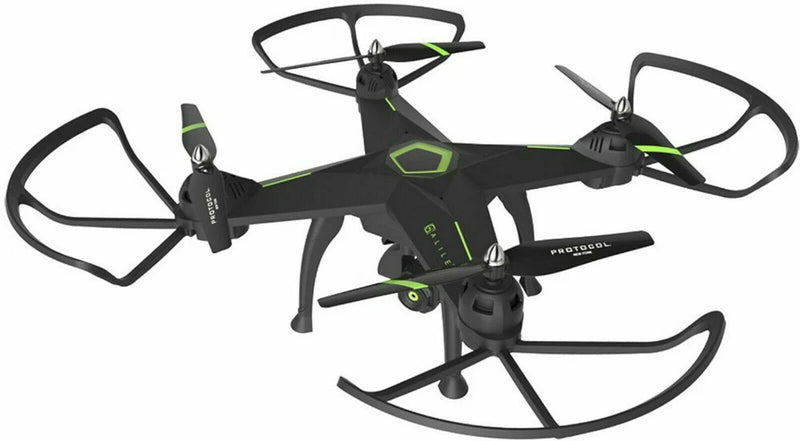 Protocol Galileo stealth drone with four propellers