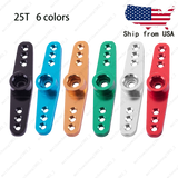 1PC 25T Upgrade Aluminum Straight Servo Arm for RC - 6 Stylish Polished Colors
