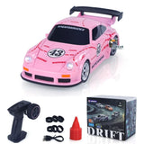 1/43 RC Drift RTR Vehicle 4WD Mini Model with High Speed 15KM/H Battery  Gift Battery