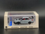 CM Model Subaru Impreza WRX STi Varis S4 Wide Body Gray w/ extra set wheels 1/64