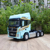 1/24 Scale SHACMAN X5000 Truck Blue Diecast Car Model Toy Collection Gift