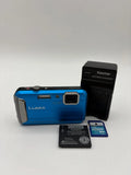 Panasonic Lumix DMC-TS30 16.1MP Compact Digital Camera Blue Bundle Tested