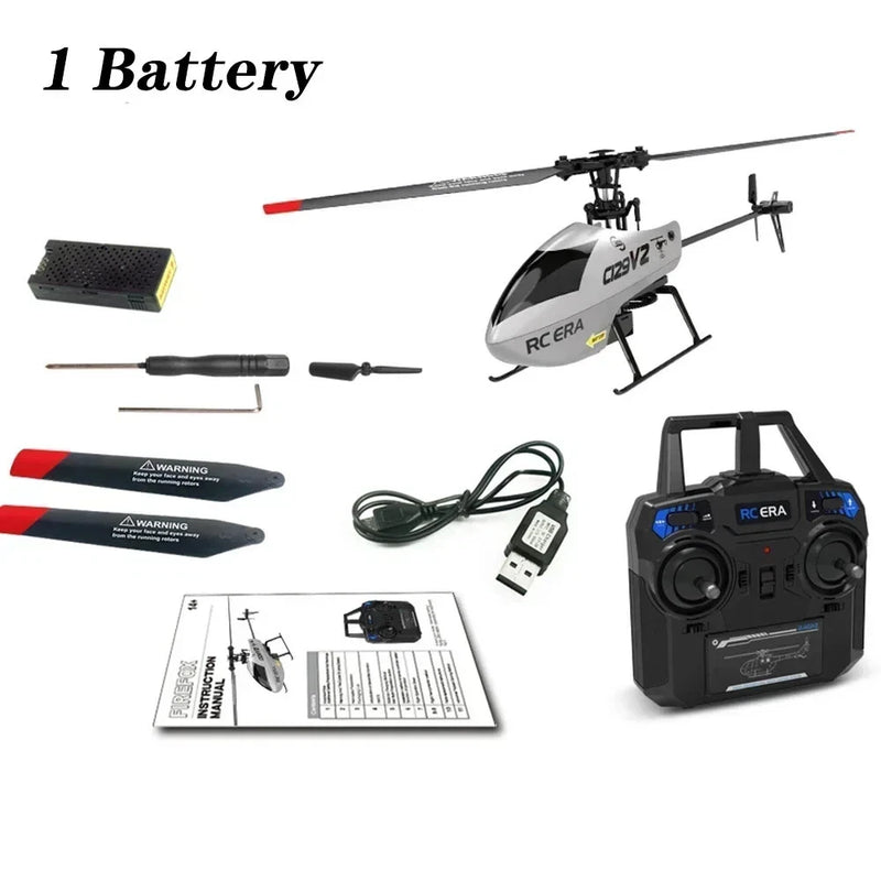 V2 RC Helicopter 6 Channel Charging Toy Drone Model UAV Outdoor Aircraft RC Toy