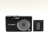 Panasonic LUMIX DMC-FH7 Compact Digital Camera Black Tested Excellent Condition