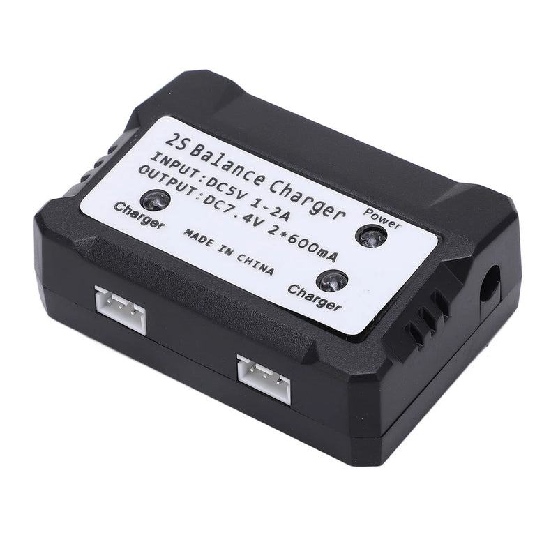 2S Balance Charger Efficiently Charges 7.4V LiPo Battery For RC NEW