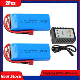 7.4V 3800mAh Lipo Battery + Imax B3 Charger for Wltoys 144001/144010/ 124017 RC