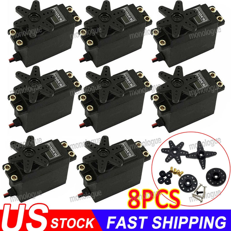8PCS S3003 Gear Standard High Torque Servo For Futaba RC Car Boat Helicopter Car