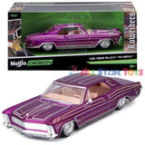 1965 BUICK RIVIERA LOWRIDER PURPLE 1/26 DIECAST MODEL CAR BY MAISTO 32551