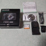FUJIFILM FinePix F820EXR White Compact Digital Camera Tested Working Japan