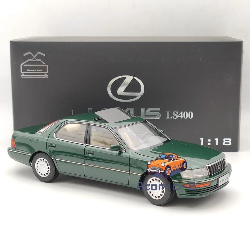 Original 1/18 Lexus LS400 First Generation Green Diecast model Car
