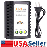 US B3 LIPO Balance Battery Charger 7.4v 11.1v 2s 3s Cells for RC LiPo Helicopter