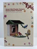 Harymor Smart Bird Feeder Camera Battery/Solar Powered Model Q8 Open Box Battery