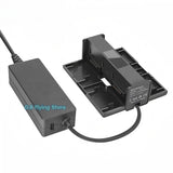 DJI multi-battery home charger cradle, black with attached cable