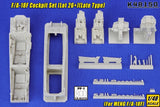 KASL Hobby 1/48 F/A-18F Cockpit Set (Lot 26+) late type For MENG
