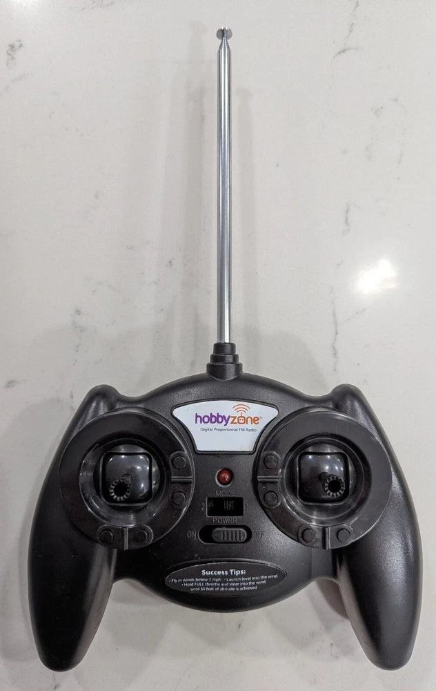 HOBBYZONE replacement remote control with two joysticks and center red button