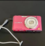 Panasonic LUMIX DMC-FX77 Pink Digital Camera Compact 2011 Tested Accessories