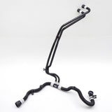 Tesla Model 3 battery cooling hose line, black with connectors and clamps