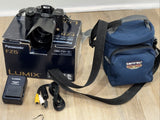 Panasonic LUMIX DMC-FZ5 5.0MP Digital Camera -  2 BATTERIES , CHARGER, Bag & Box